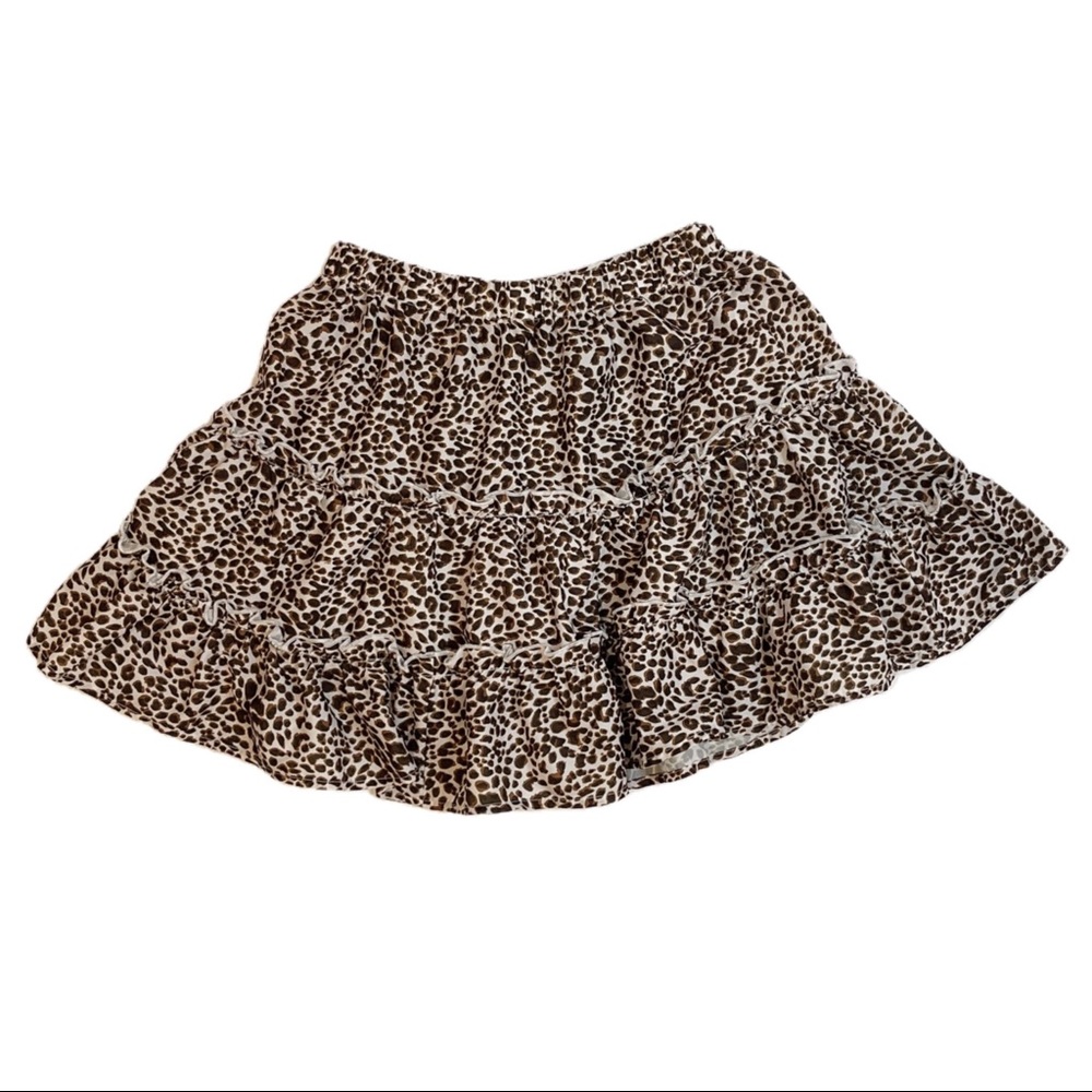 Shein Women’s Leopard Print Flowy Mini Skirt